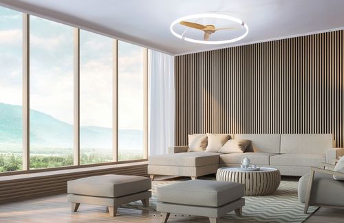 ventilateur plafond mantra design nepal bois