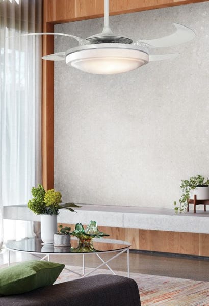 ventilateur plafond rétractable evora fanaway