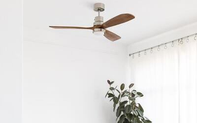 ventilateur plafond en bois faro barcelona lantau design silencieux